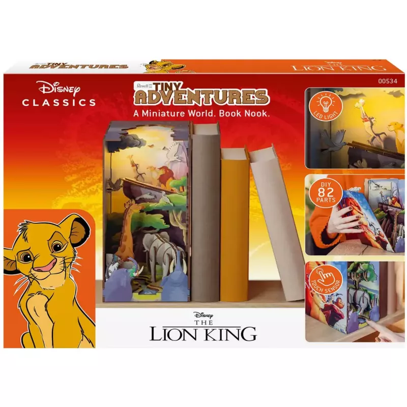 Plastová stavebnica REVELL Tiny Adventures Disney Leví kráľ 00534 — mierka neuvedená, diely na spájanie, pre deti