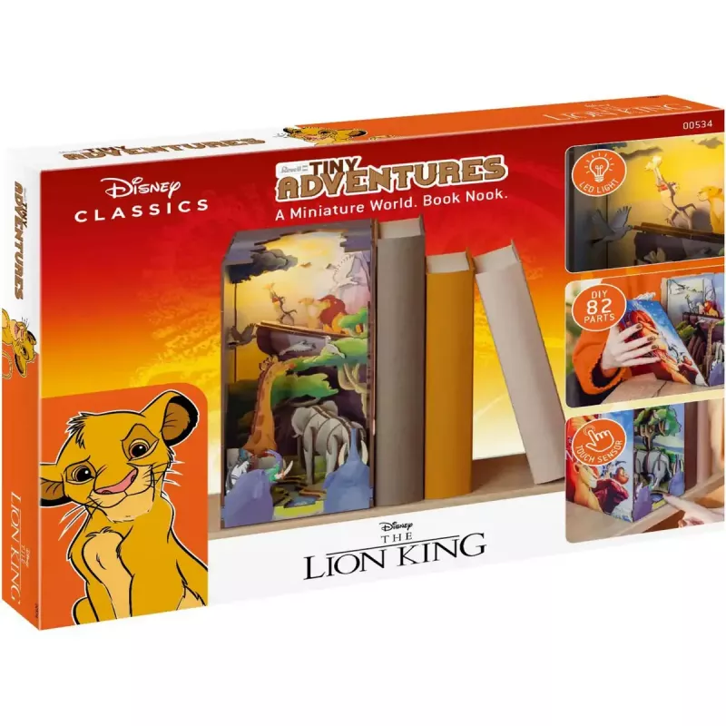 Plastová stavebnica REVELL Tiny Adventures Disney Leví kráľ 00534 — mierka neuvedená, diely na spájanie, pre deti