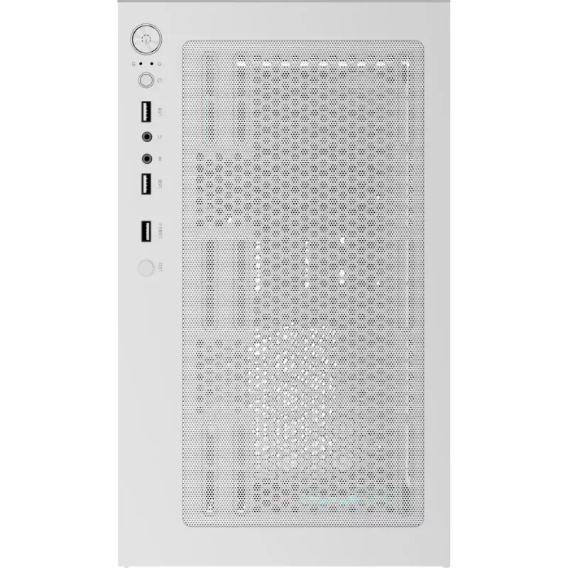 Skriňa typu tower pre PC AEROCOOL Viewport Mini-G-WT-v4 ARGB s dvoma tvrdenými sklenenými panelmi, biela