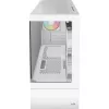 Skriňa typu tower pre PC AEROCOOL Viewport Mini-G-WT-v4 ARGB s dvoma tvrdenými sklenenými panelmi, biela