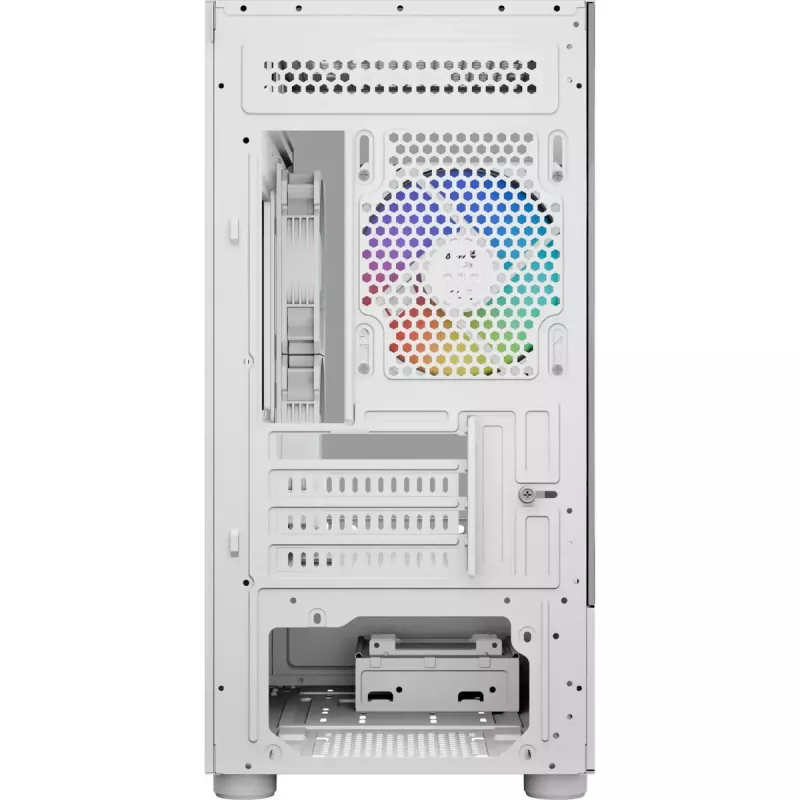Skriňa typu tower pre PC AEROCOOL Viewport Mini-G-WT-v4 ARGB s dvoma tvrdenými sklenenými panelmi, biela