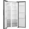 Gorenje Side by Side NRS917E41X SI, voľne stojaca, American Door, sivá, 2 dvere, Touch, LED