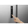 Gorenje Side by Side NRS917E41X SI, voľne stojaca, American Door, sivá, 2 dvere, Touch, LED