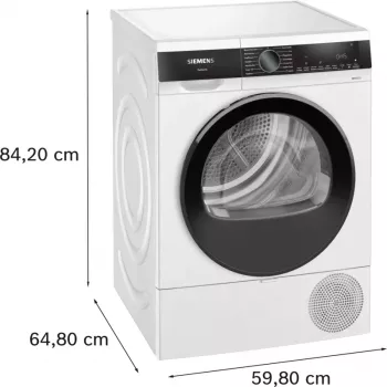 Siemens iQ500 WQ33G2D41 sušička bielizne voľne stojaca predné plnenie 9 kg biela