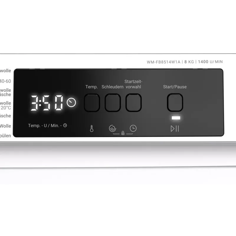 Daewoo WM-FB8514W1A-DE práčka predné plnenie 8 kg 1400 ot/min biela