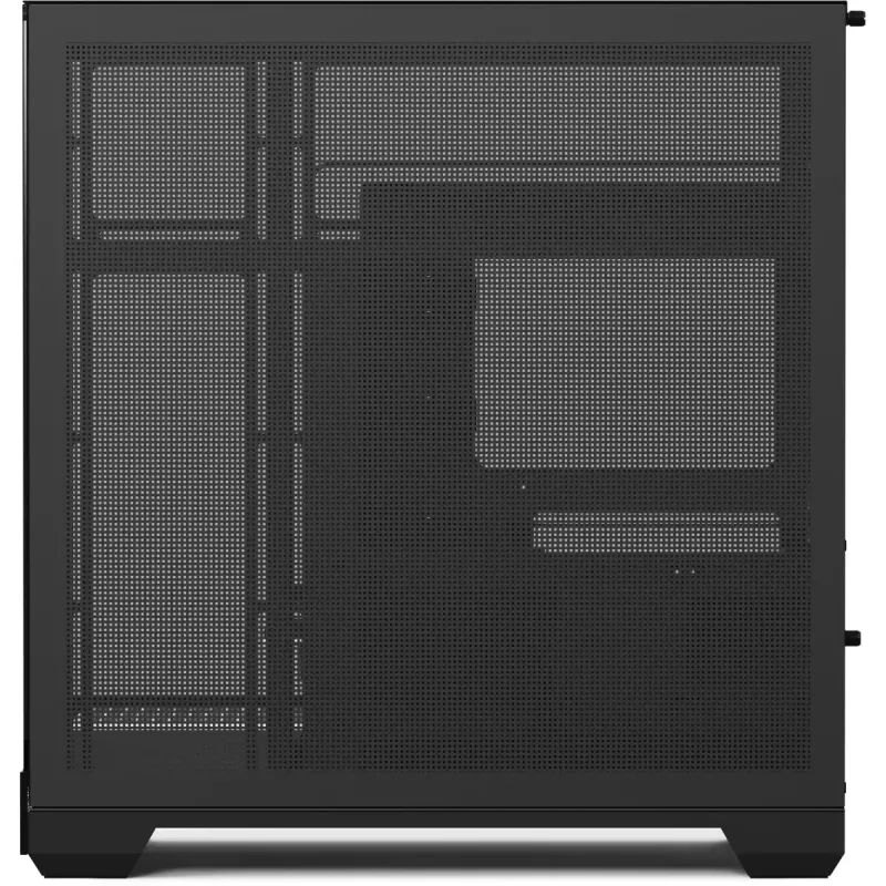 Skriňa tower APNX V2-F-BK-v1 s tromi tvrdenými sklenenými panelmi, čierna