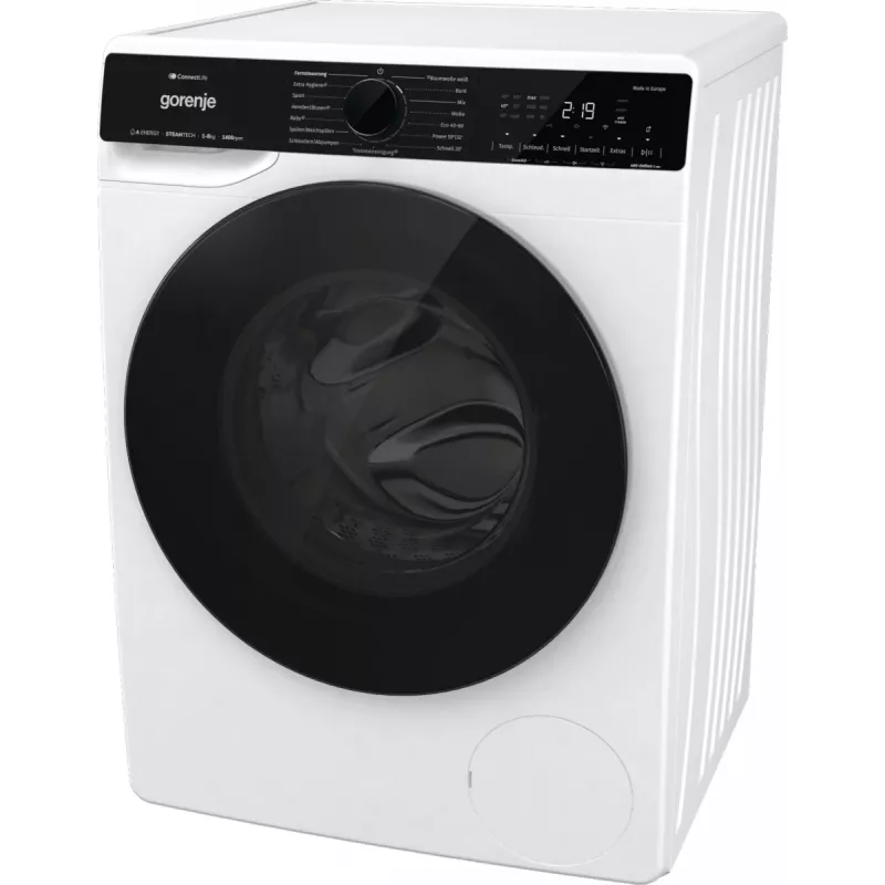 Gorenje WPNA84A2TS práčka s predným plnením 8 kg 1400 ot/min čierna, biela