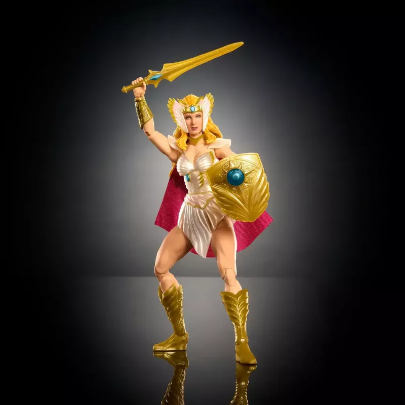 Akčná figúrka MATTEL Masterverse New Etheria She-Ra JBP83 – zberateľský kus, pohyblivá figúrka
