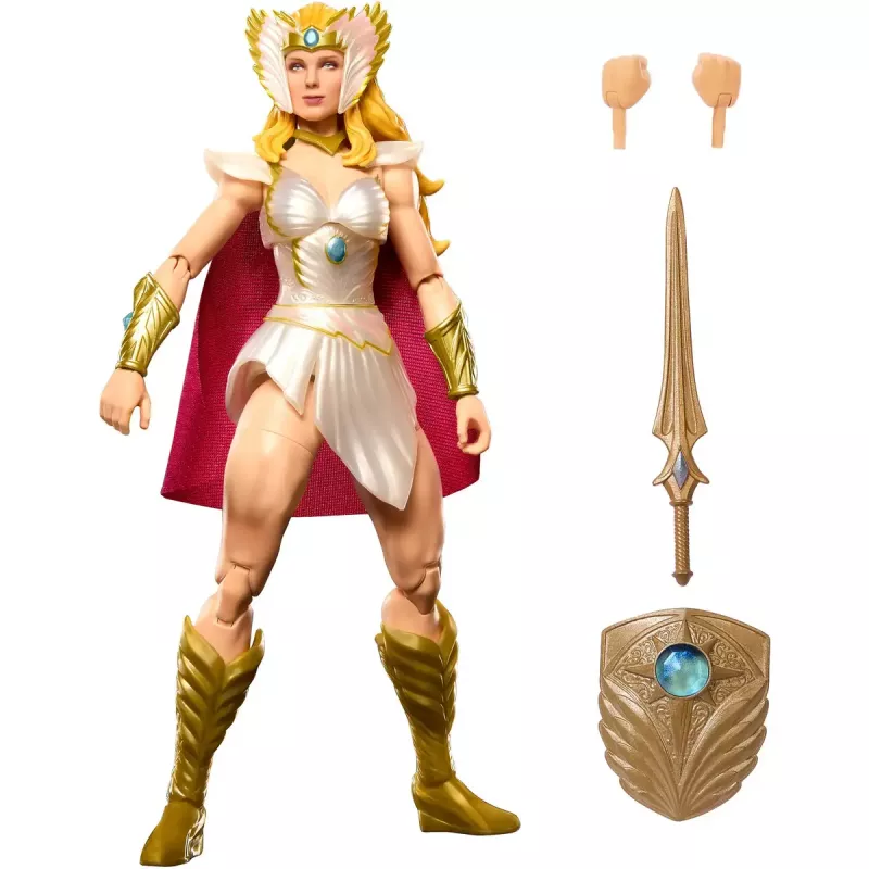 Akčná figúrka MATTEL Masterverse New Etheria She-Ra JBP83 – zberateľský kus, pohyblivá figúrka