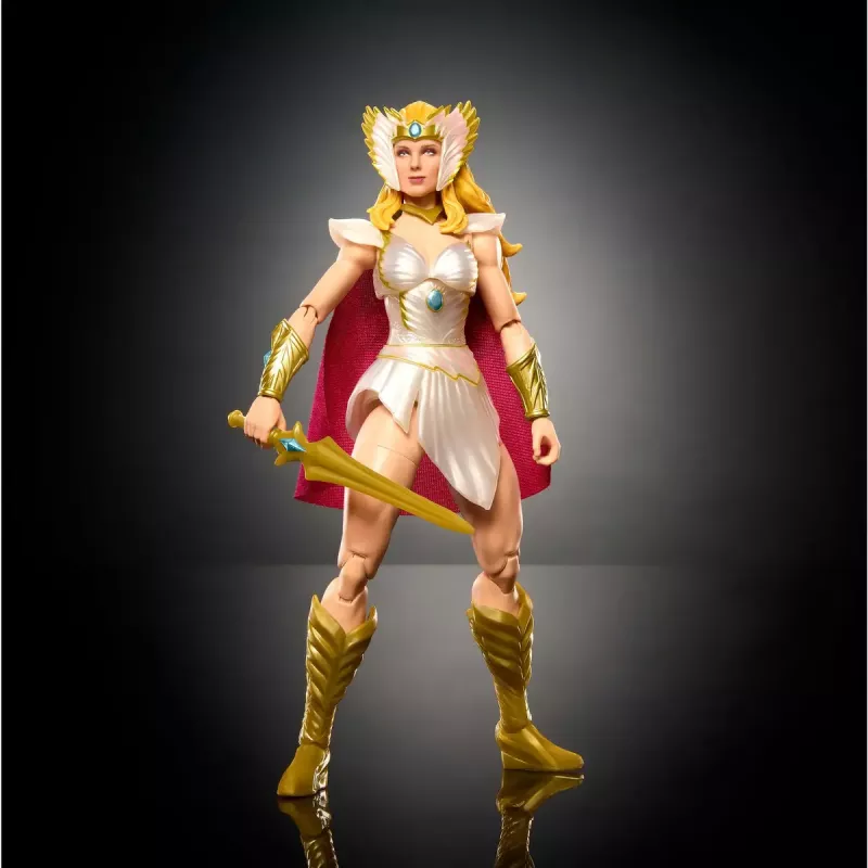 Akčná figúrka MATTEL Masterverse New Etheria She-Ra JBP83 – zberateľský kus, pohyblivá figúrka