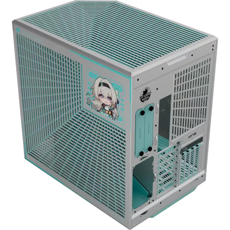 Počítačová skriňa HYTE Y70 Firefly Edition tvrdené sklo — Mid-Tower kompatibilná s ATX