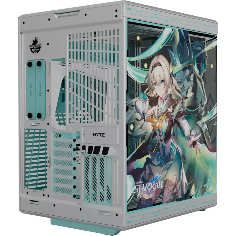 Počítačová skriňa HYTE Y70 Firefly Edition tvrdené sklo — Mid-Tower kompatibilná s ATX