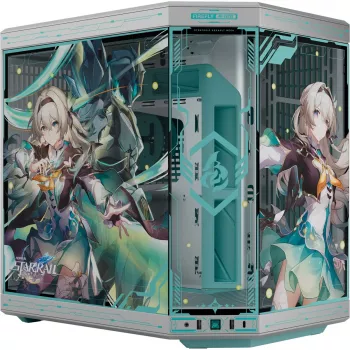 Počítačová skriňa HYTE Y70 Firefly Edition tvrdené sklo — Mid-Tower kompatibilná s ATX