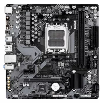 GIGABYTE B840M H základná doska - AMD Ryzen 9000 CPU, 5+2+2 fáz VRM, až do 7200 MHz DDR5 (OC), 1x PCIe 4.0 M.2, 1GbE LAN, USB 3.2 Gen 1