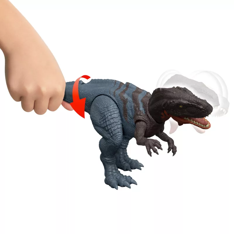 Jurassic World Rebirth Wild Roar Abelisaurus dinosaurová hračka, útok ovládaný chvostom a zvuk
