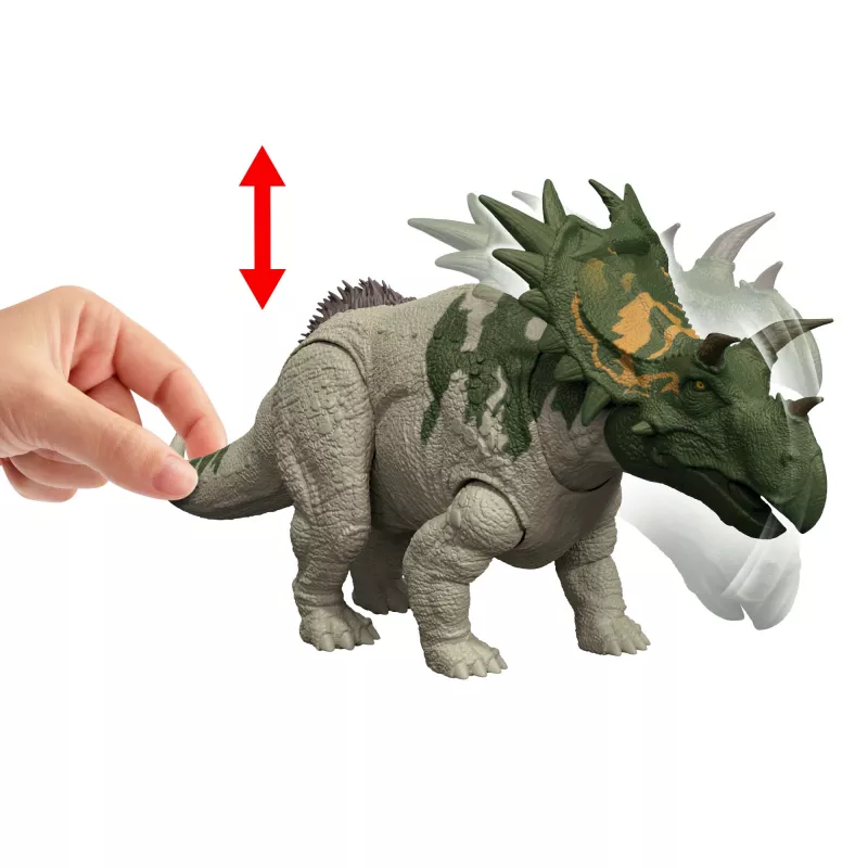 Figúrka MATTEL Jurassic World Wild Roar Spiclypeus JGB89 — zberateľská dinosaurová akčná figúrka