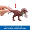 Jurassic World Rebirth Wild Roar Aucasaurus dinosaurová hračka, útok ovládaný chvostom a zvuk