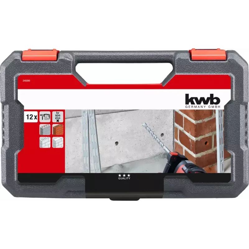 Sada vrtákov do kameňa KWB 240280