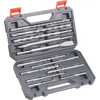 KWB 240290 Sada sekáčov a vrtákov SDS-plus, 12 ks, 5-16 mm