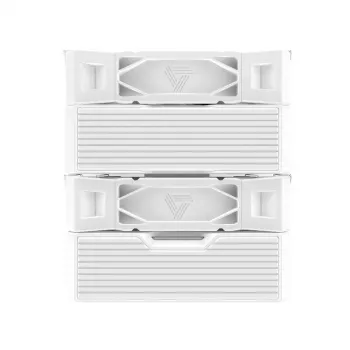 CPU chladič Montech NX600 (biela) s 120 mm ventilátorom, kompatibilný vzduchový chladič pre stolové procesory
