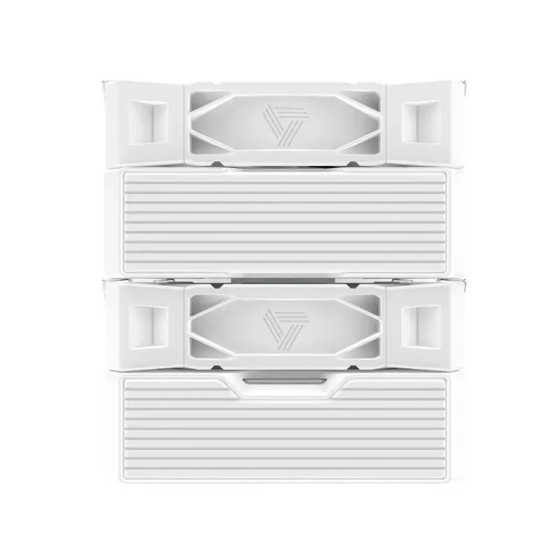 CPU chladič Montech NX600 (biela) s 120 mm ventilátorom, kompatibilný vzduchový chladič pre stolové procesory