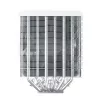 CPU chladič Montech NX600 (biela) s 120 mm ventilátorom, kompatibilný vzduchový chladič pre stolové procesory