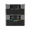 CPU chladič Montech NX600 ARGB, čierny, 120 mm ventilátor, ARGB osvetlenie