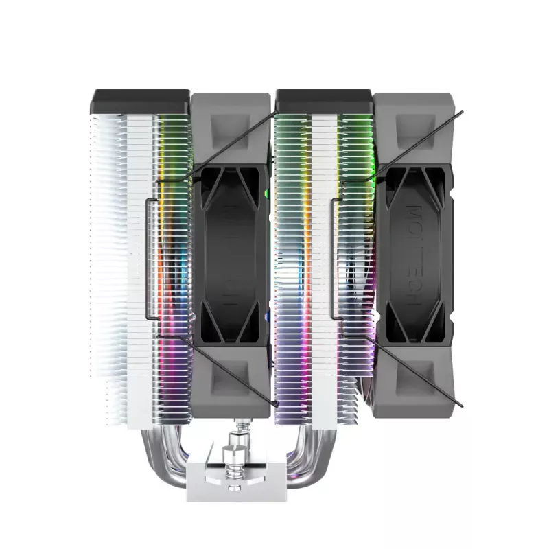 CPU chladič Montech NX600 ARGB, čierny, 120 mm ventilátor, ARGB osvetlenie
