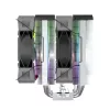 CPU chladič Montech NX600 ARGB, čierny, 120 mm ventilátor, ARGB osvetlenie