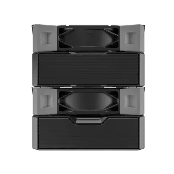 CPU chladič Montech NX600 čierna s 120 mm ventilátorom