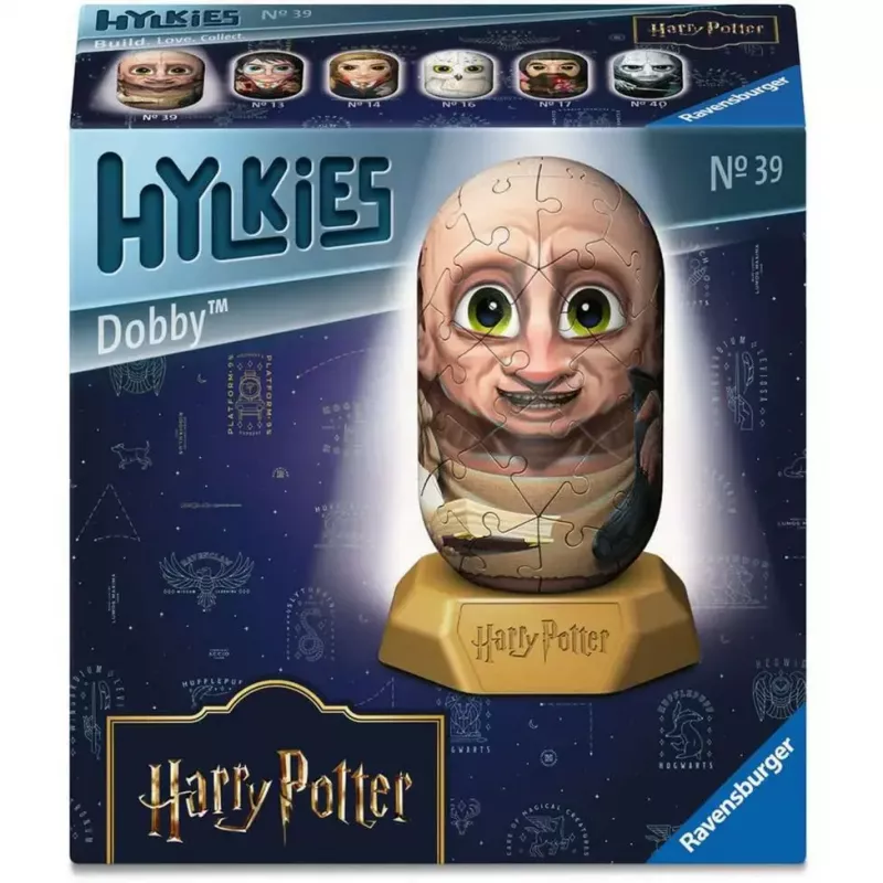 3D puzzle Ravensburger Hylkies Harry Potter Dobby, penové diely, zostavená figúrka