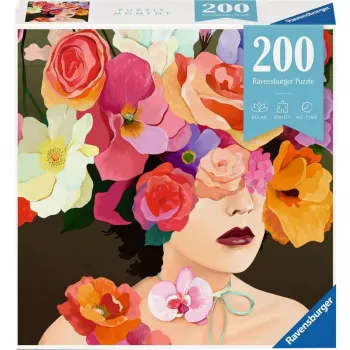 Puzzle Ravensburger Puzzle Moment - Rose, 200 dielikov, štandardné kartónové dieliky