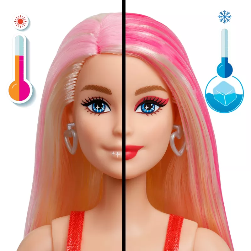 Barbie Party Unboxed Glam Party Series Red Sparkle bábika a doplnky s 10 prekvapeniami