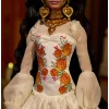 Barbie Signature Día De Muertos 2025 zberateľská bábika v naberaných krémových šatách