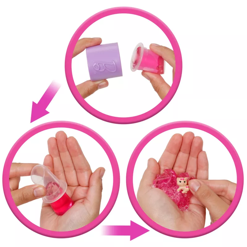 Sada bábik MATTEL Barbie Party Unboxed Reveal Set Curvy JFY67 – Curvy módne bábiky a doplnky
