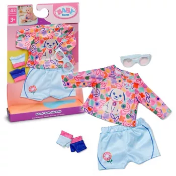 BABY born cyklistický outfit 43cm sada oblečenia pre bábiku