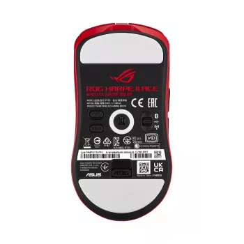 ASUS ROG Harpe II Ace RED herná myš pravá ruka RF Wireless + Bluetooth + USB Type-A optická 42000 DPI