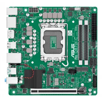 Mini-ITX základná doska ASUS PRO Q870I-C-CSM LGA 1851, Intel Q870, DDR5 SO-DIMM, 2 sloty, až do 128 GB