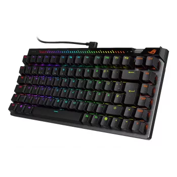 Mechanická herná klávesnica ASUS ROG Falchion Ace 75% — USB, magneticko-mechanické spínače, RGB, čierna