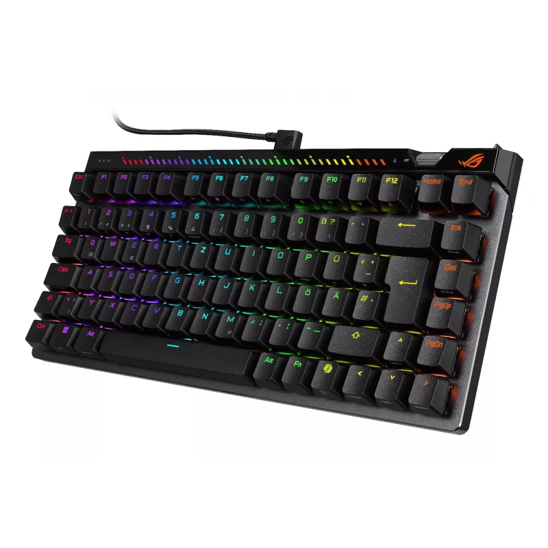 Mechanická herná klávesnica ASUS ROG Falchion Ace 75% — USB, magneticko-mechanické spínače, RGB, čierna