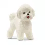 schleich bišón frise, 3 rok(ov), psy, zvieratá z farmy / hračka z farmy, biela, plast
