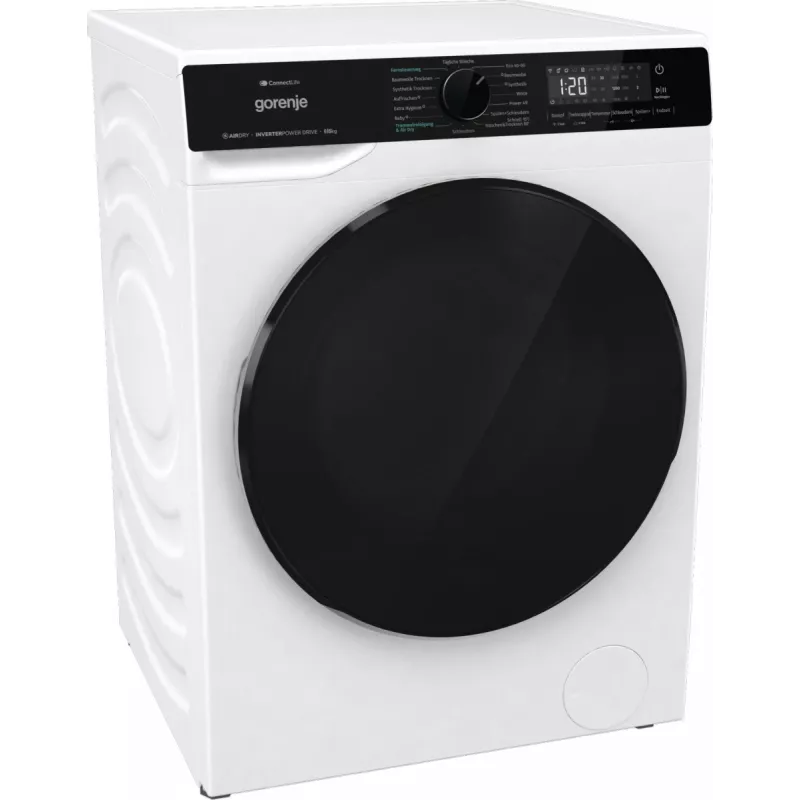 Gorenje WD2PA854ADW/DE práčka so sušičkou voľne stojaca predné plnenie biela