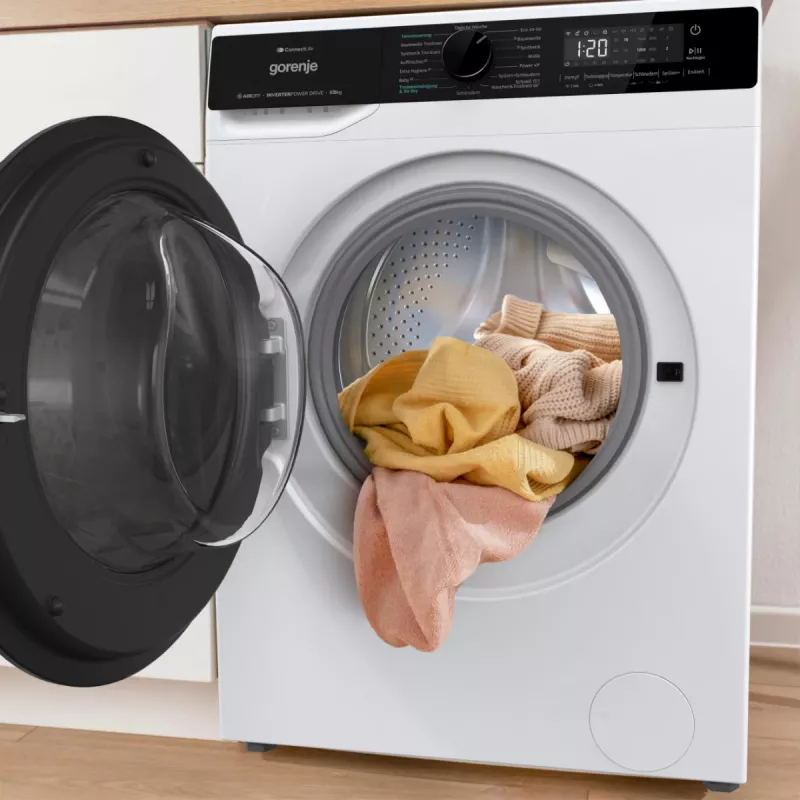 Gorenje WD2PA854ADW/DE práčka so sušičkou voľne stojaca predné plnenie biela