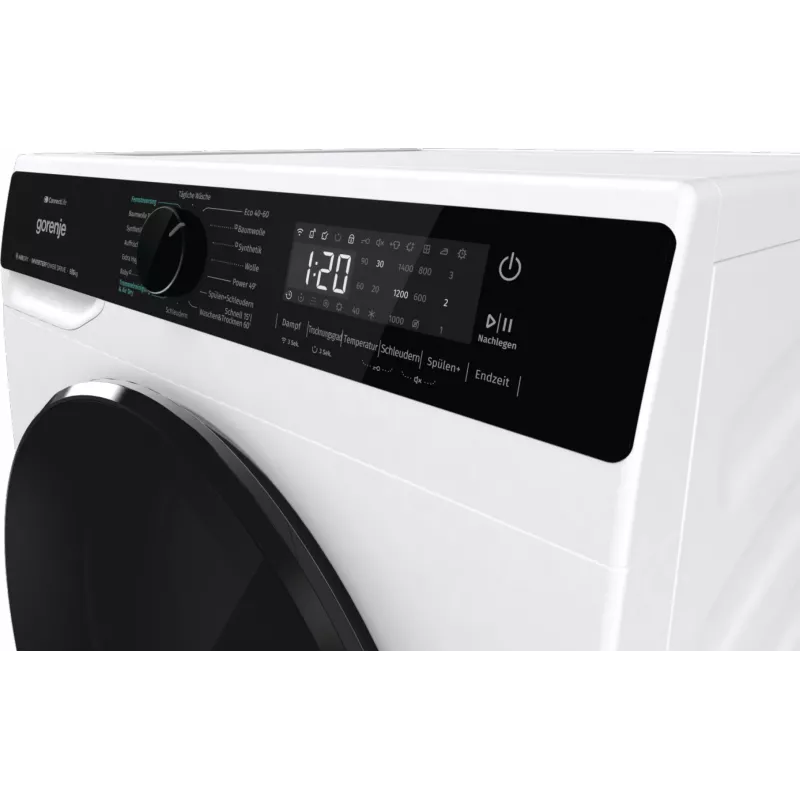 Gorenje WD2PA854ADW/DE práčka so sušičkou voľne stojaca predné plnenie biela