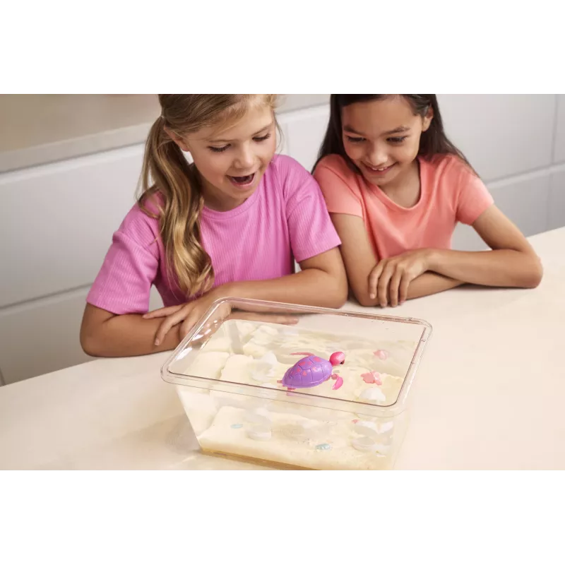Zuru Pets Alive Mommy Turtle Surprise interaktívna hračka, viacfarebná, batéria LR44