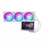 All-in-One kvapalinový chladič ASUS ROG RYUO IV 360 ARGB WHT – 360 mm radiátor, 120 mm ventilátor, biely