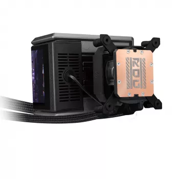 All-in-One kvapalinový chladič ASUS ROG RYUO IV 360 ARGB — 360 mm radiátor, 120 mm ventilátor, čierny