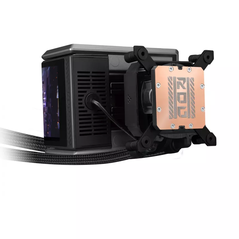 All-in-One kvapalinový chladič ASUS ROG RYUO IV 360 ARGB — 360 mm radiátor, 120 mm ventilátor, čierny