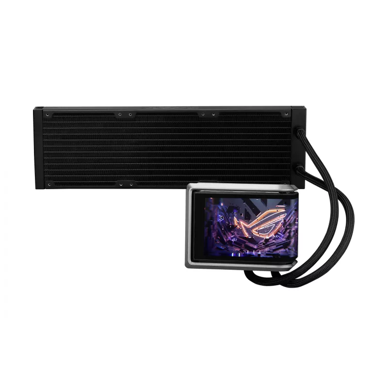 All-in-One kvapalinový chladič ASUS ROG RYUO IV 360 ARGB — 360 mm radiátor, 120 mm ventilátor, čierny