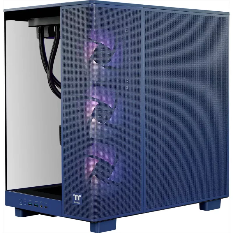 Desktop herný PC THERMALTAKE FTW V380XL 9070XT fialová/transparentná s Windows 11 Pro